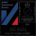 ISO 9001:2015 Quality Management Systems logo